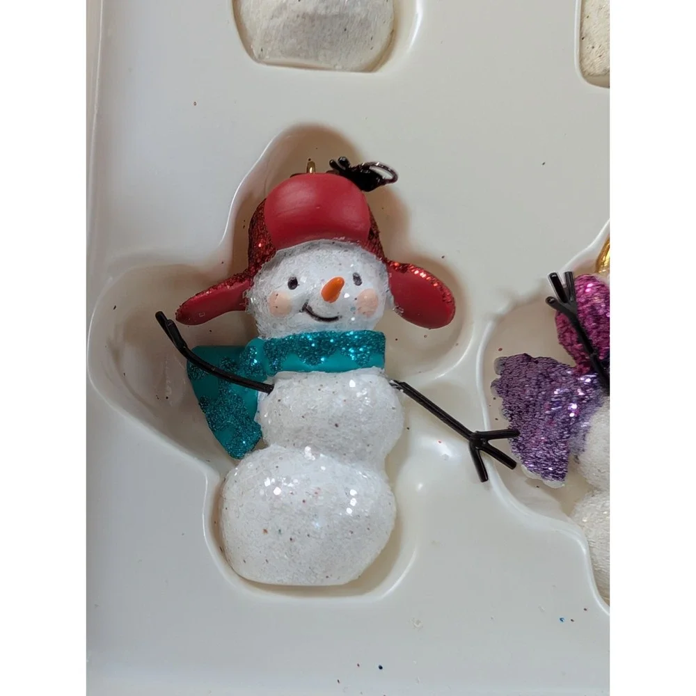 HALLMARK‎ Keepsake 2006 JOLLY SNOWMEN Miniature CHRISTMAS ORNAMENT Mini SNOWMAN